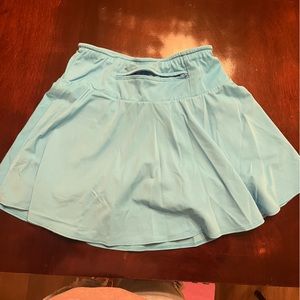SparkleSkirts Blue Running Skirt w/ pockets Medium